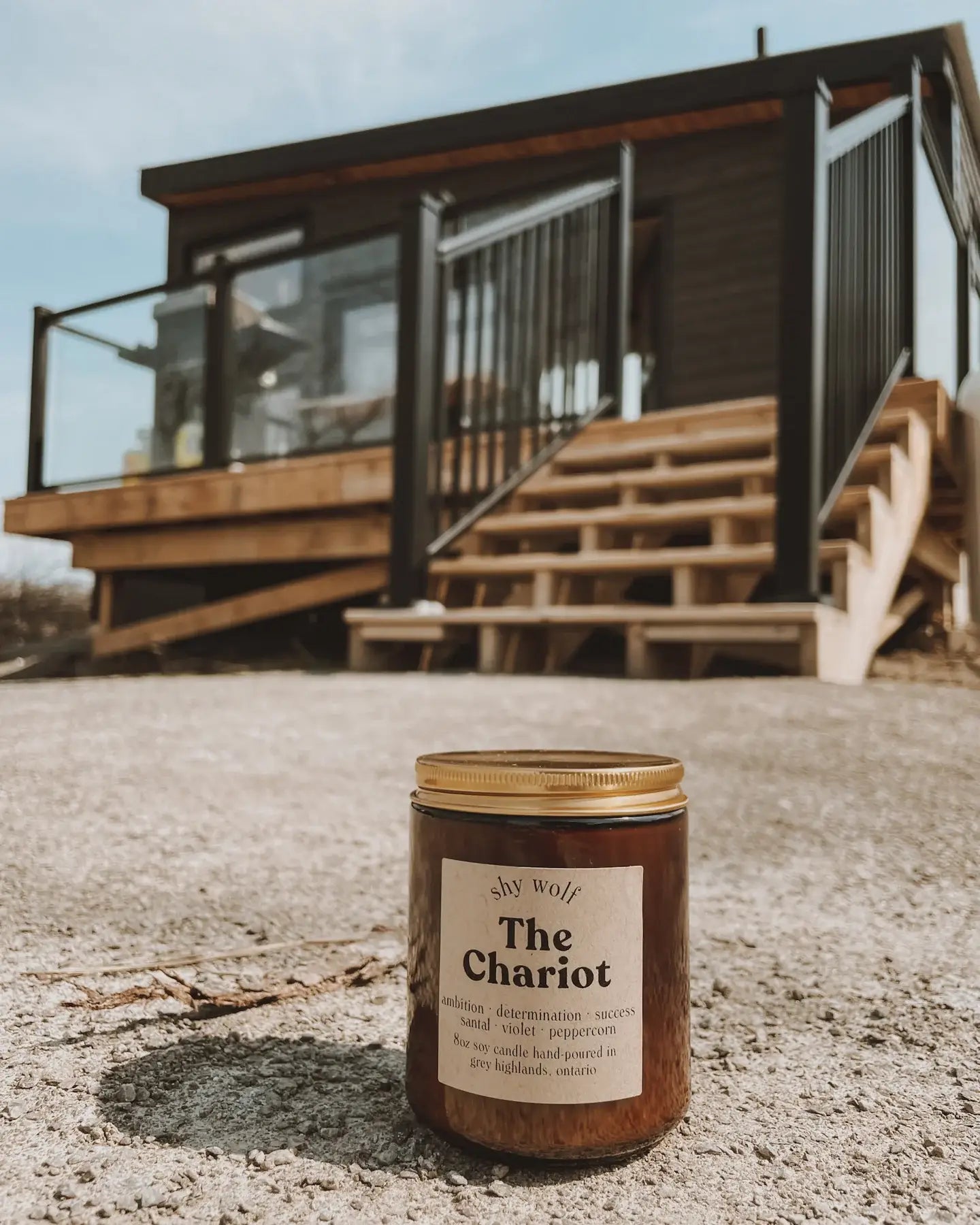 Tarot Card Candle - The Chariot