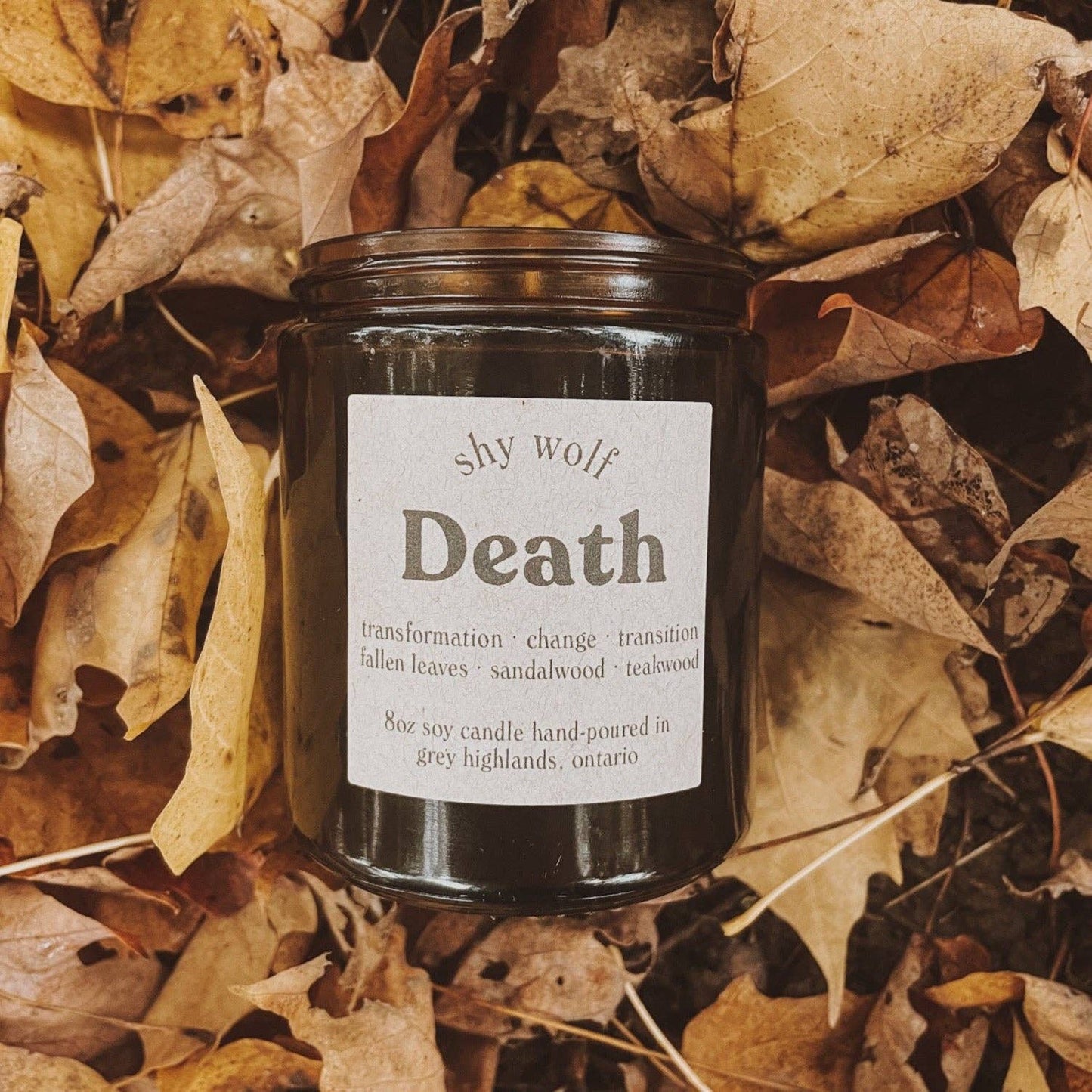 Tarot Card Candle - Death