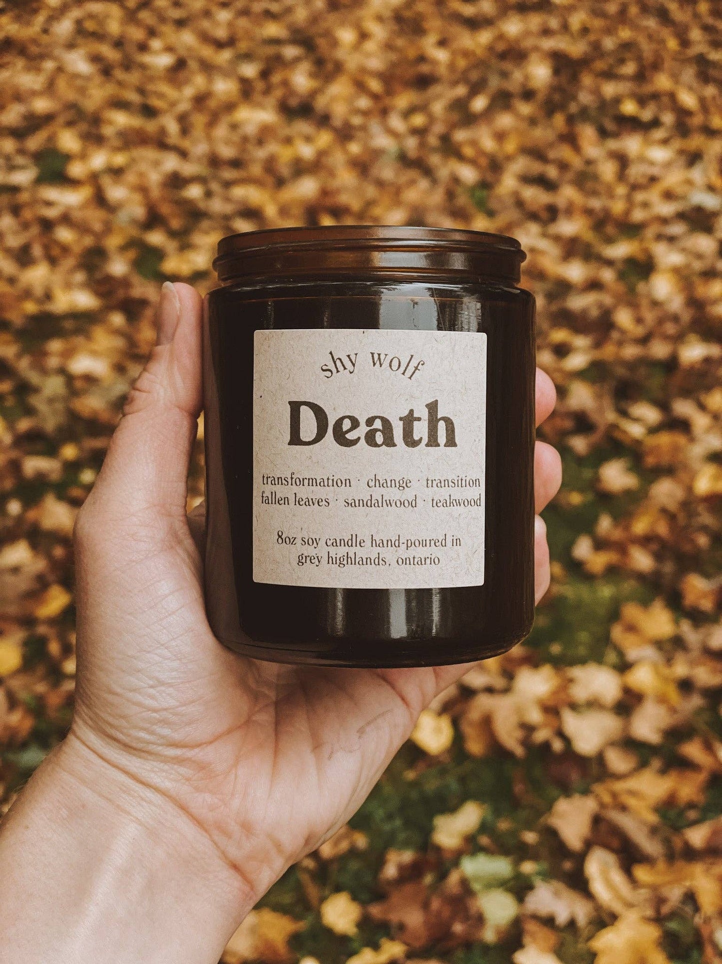 Tarot Card Candle - Death