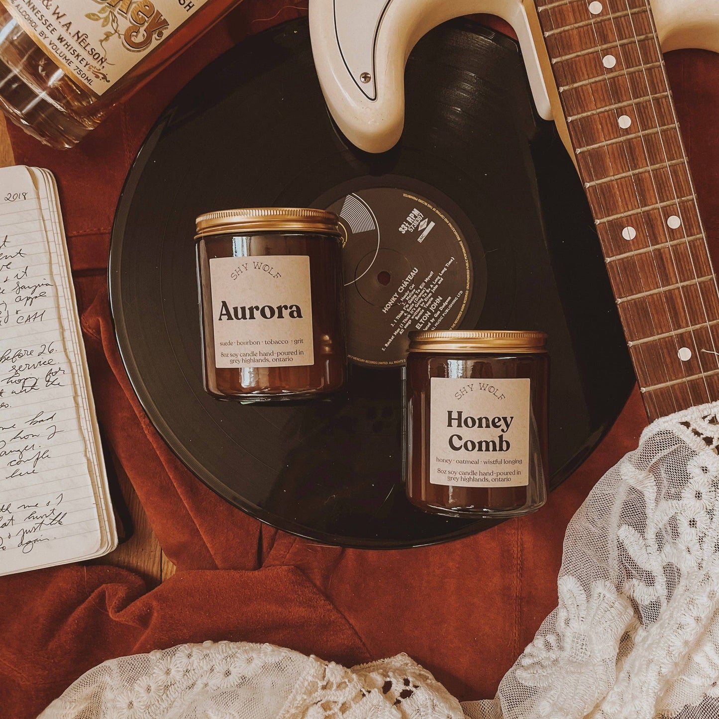 Daisy Jones and the Six Aurora Candle - Tobacco