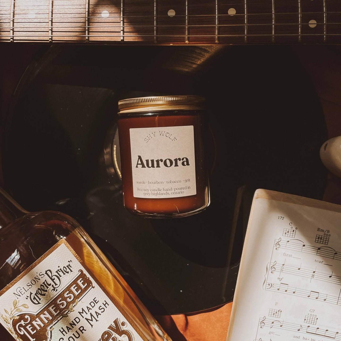 Daisy Jones and the Six Aurora Candle - Tobacco