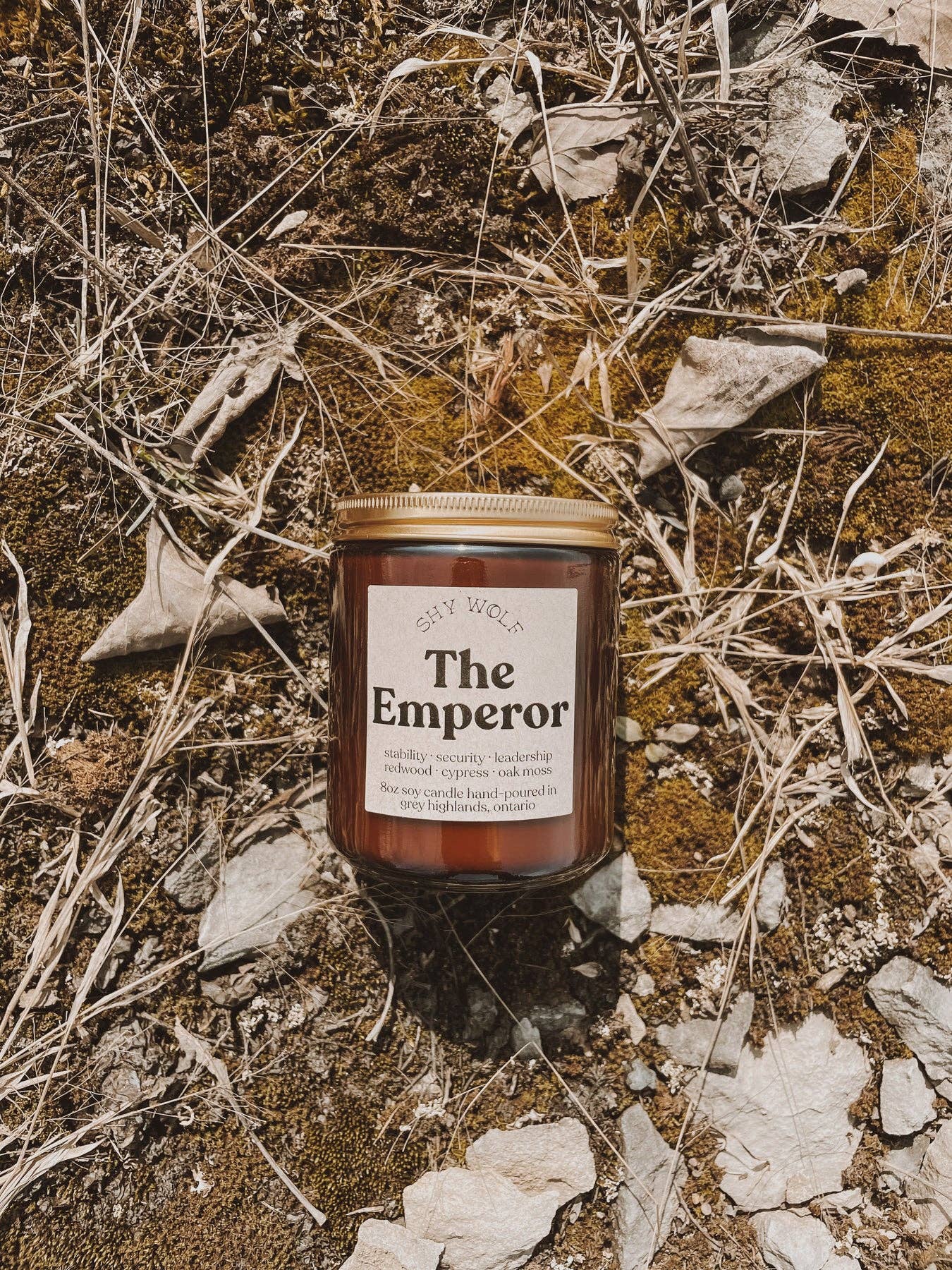 Tarot Card Candle - The Emperor