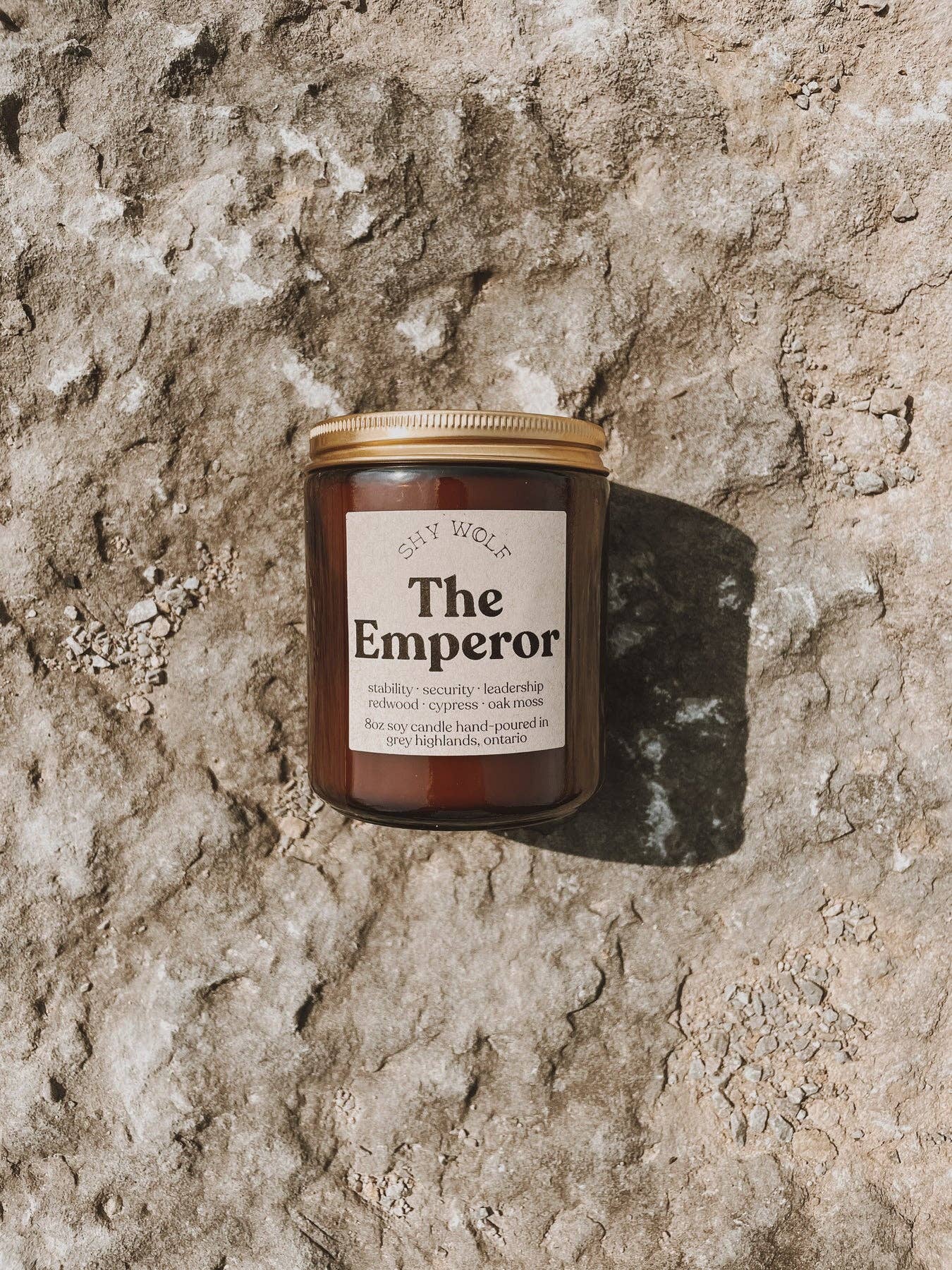 Tarot Card Candle - The Emperor