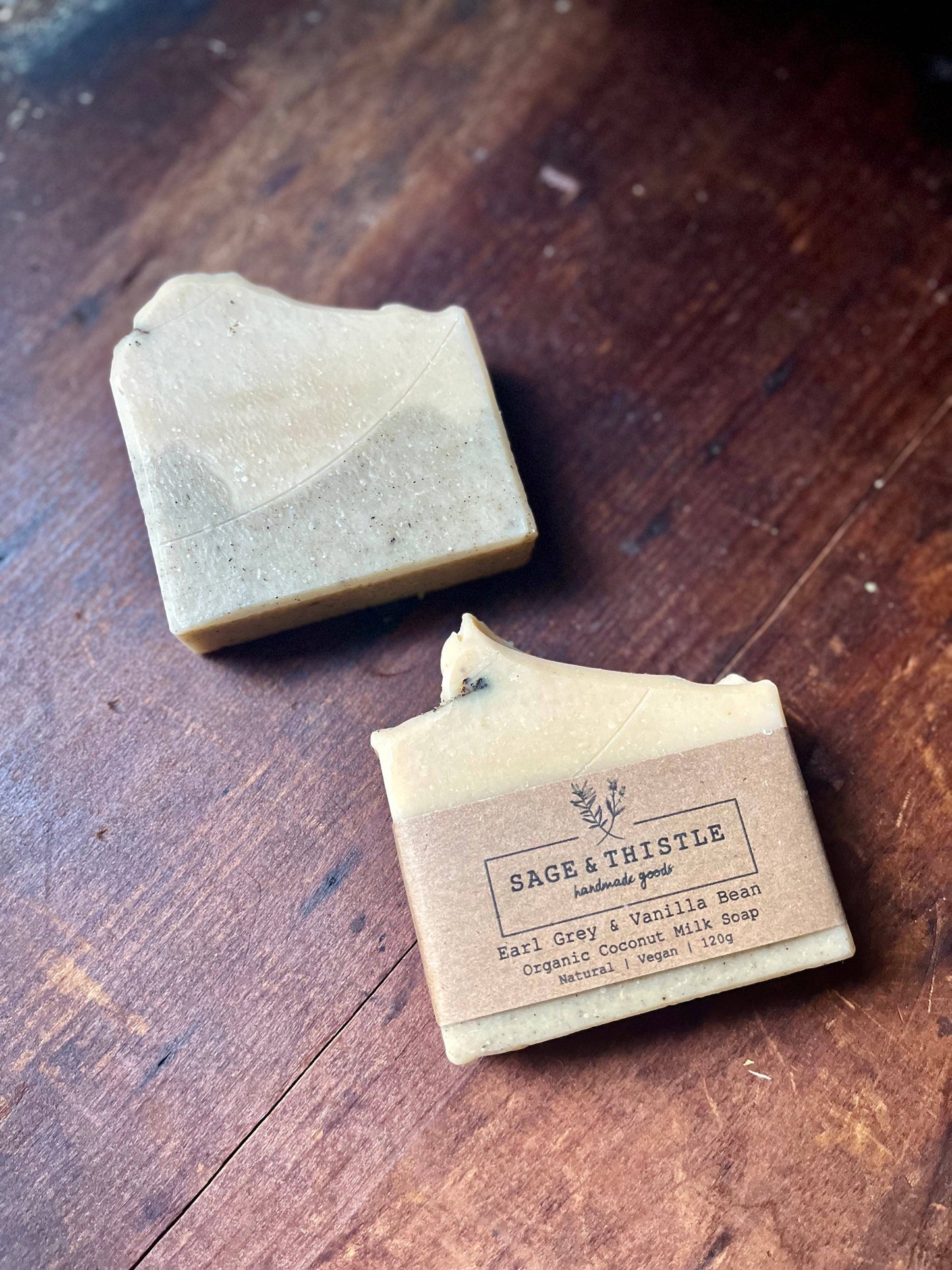 Earl Grey & Vanilla Bean Organic Coconut Milk Soap