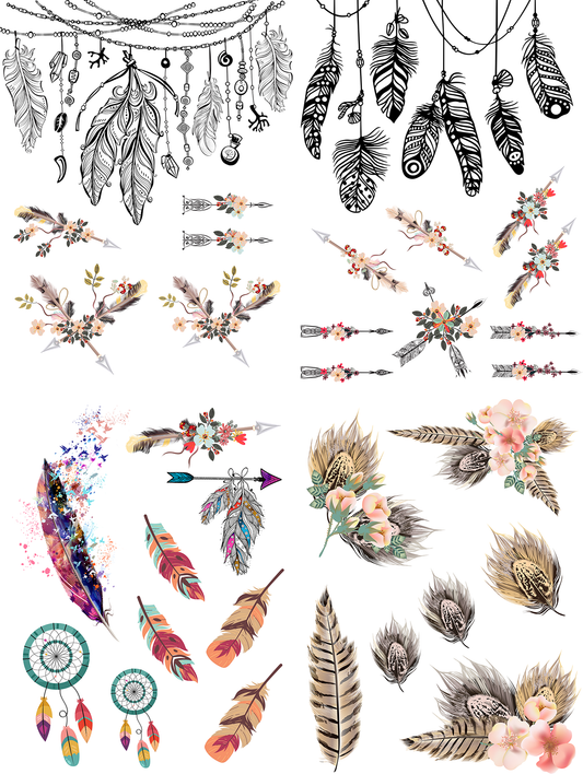 Boho Soul Rub-On Transfer