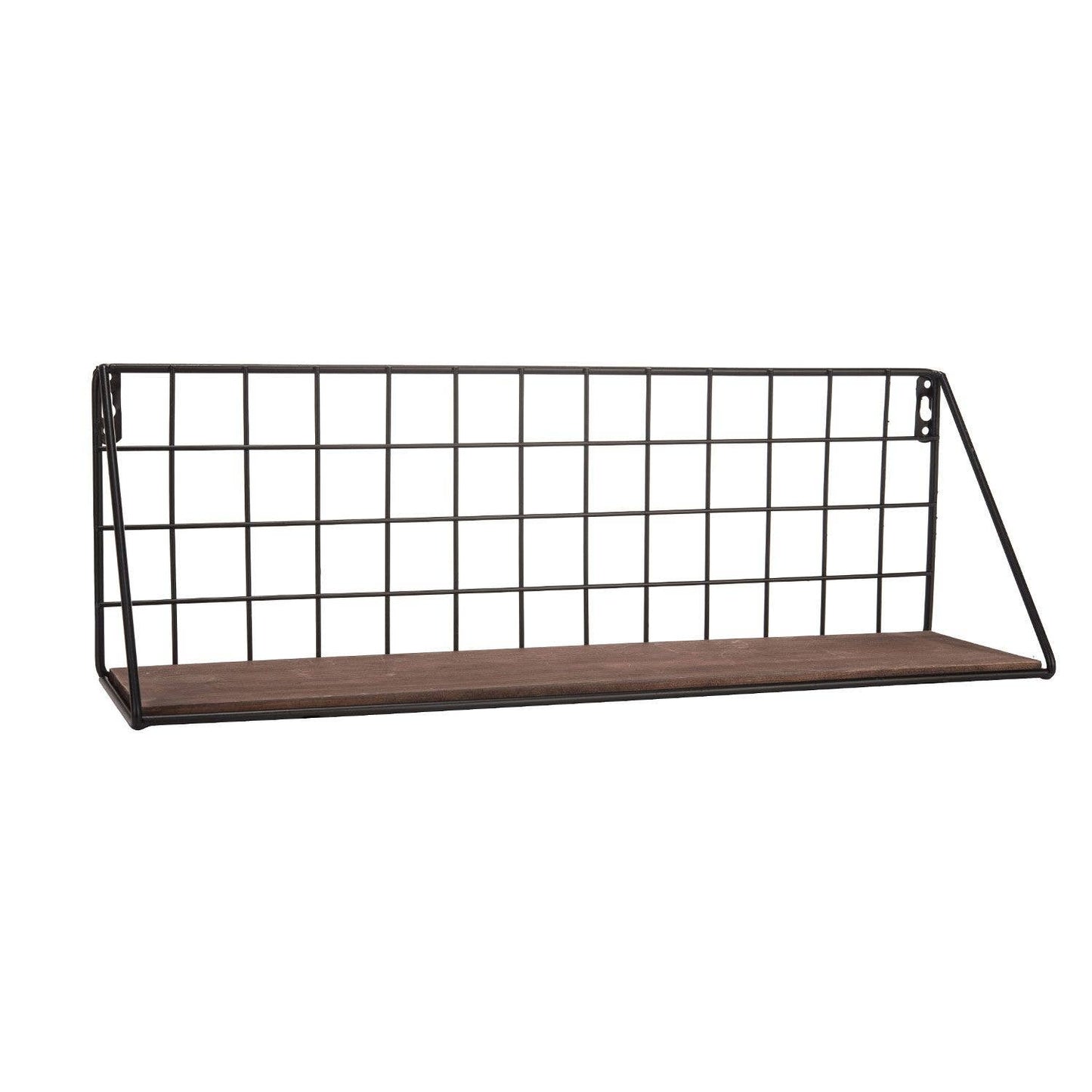 Metal Grid Wall Shelf