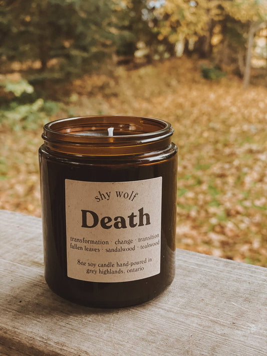 Tarot Card Candle - Death
