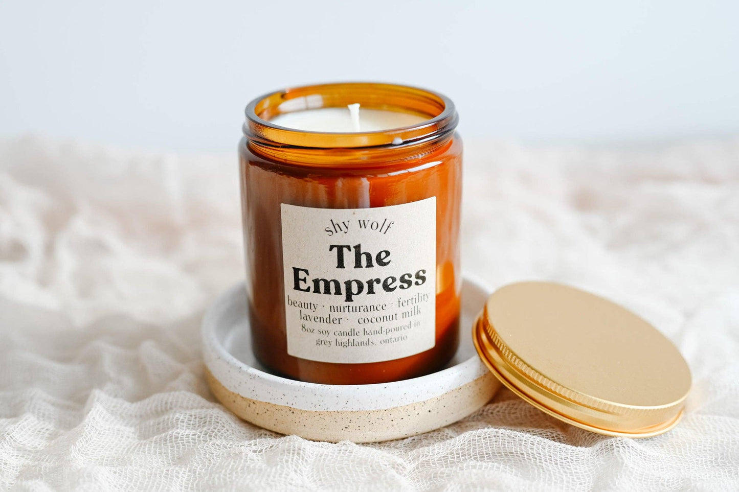 Tarot Card Candle - The Empress