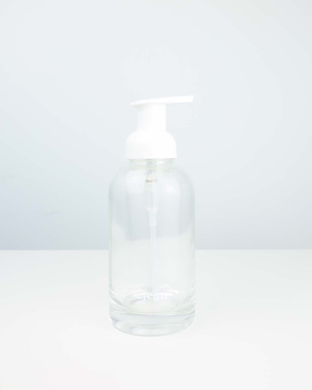 Glass Foaming Hand Soap Bottle