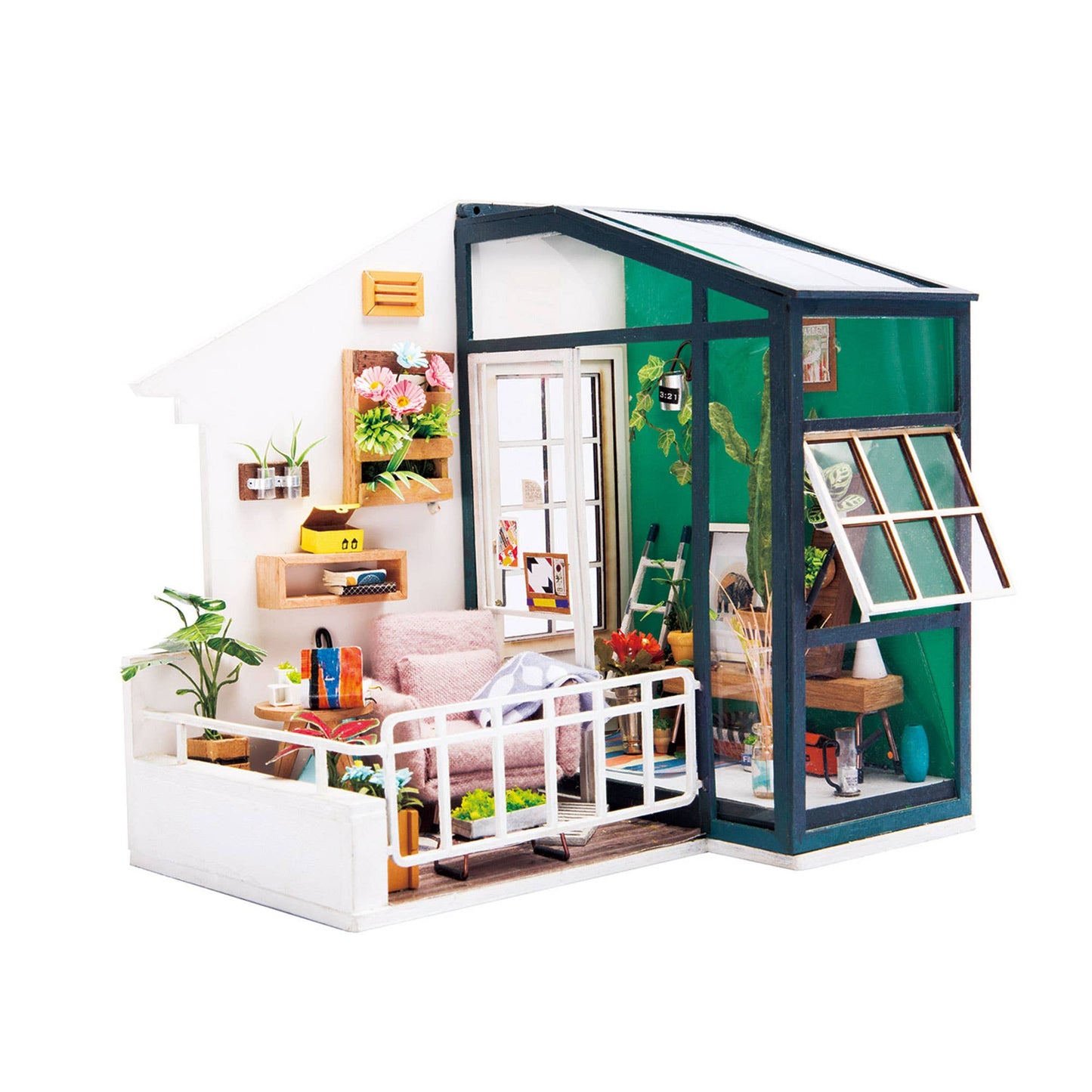 DIY Miniature House Kit: Balcony