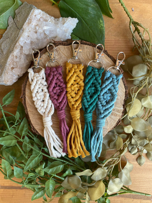 DIY Macrame Keychain Craft Kit