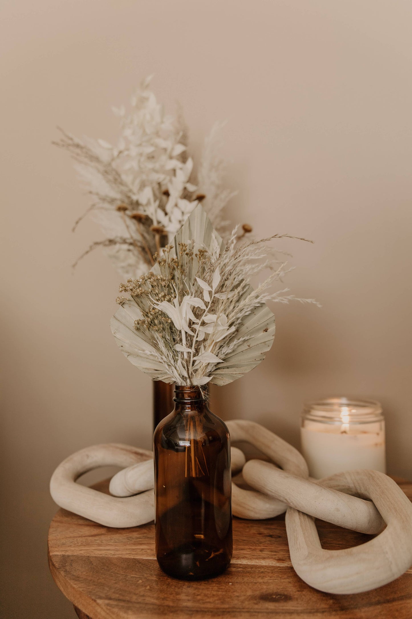 Mini Palm Bottle Arrangement