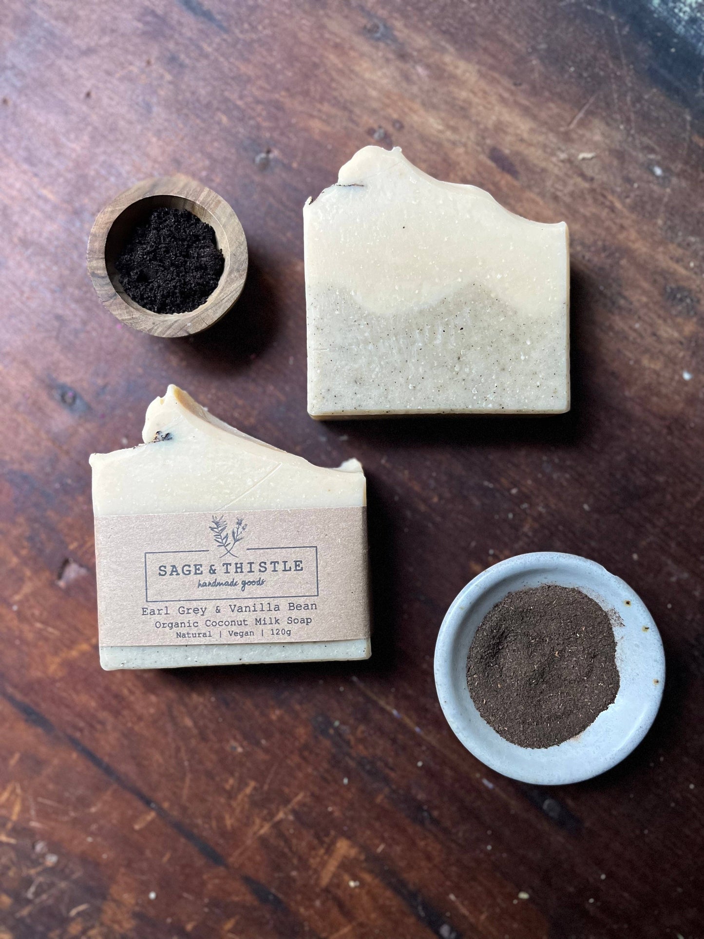 Earl Grey & Vanilla Bean Organic Coconut Milk Soap