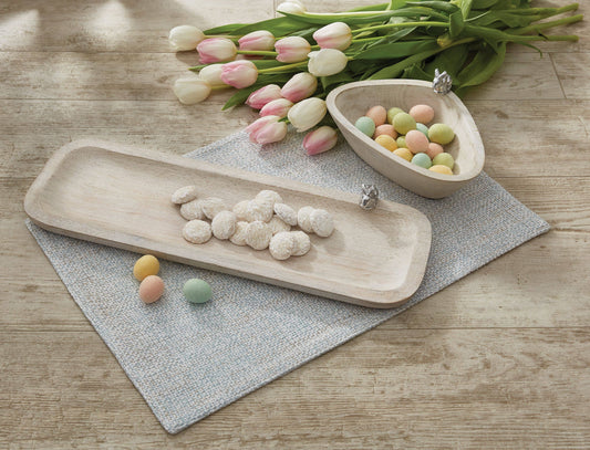 Bunny Wood Tray