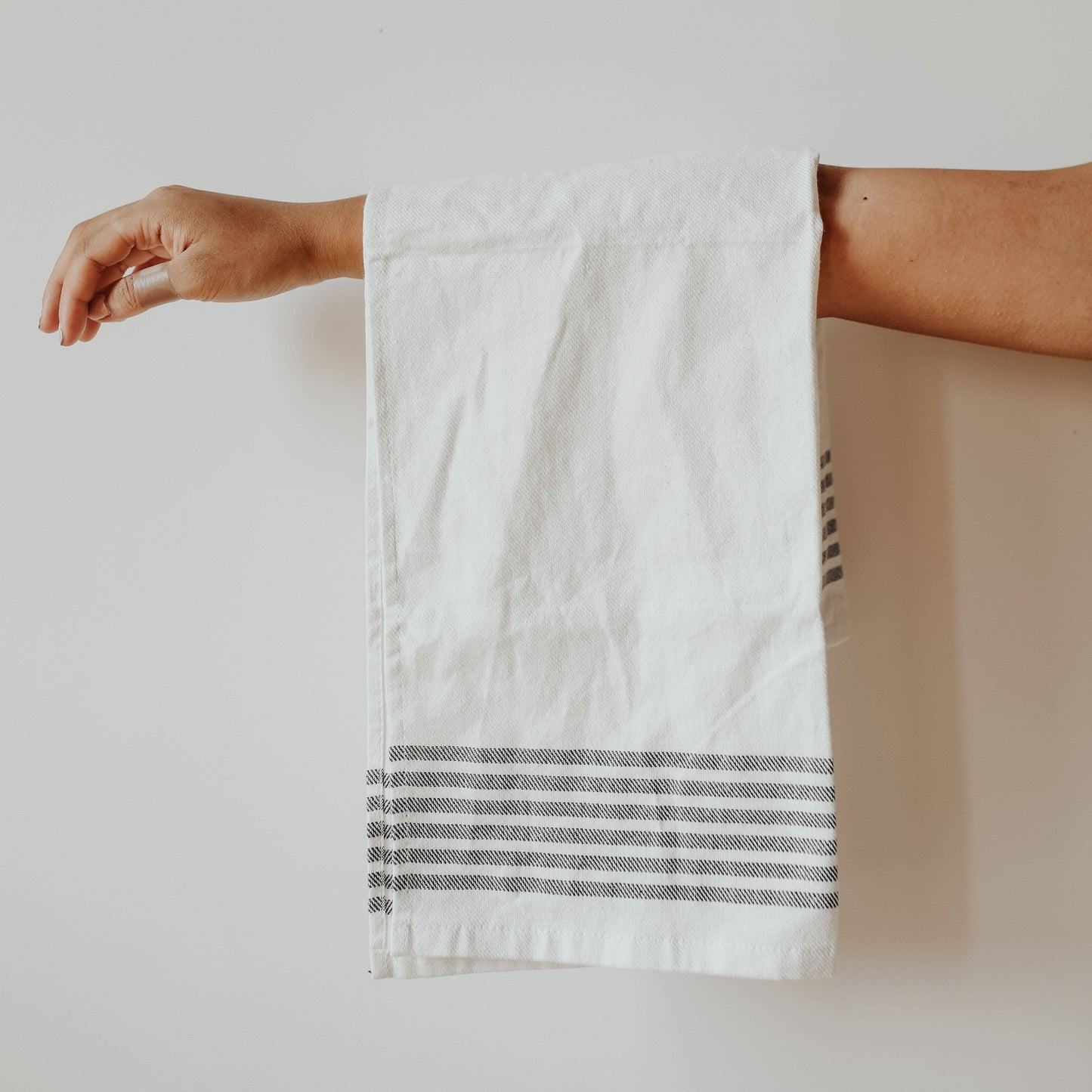 Horizontal Striped Tea Towel - Six Stripes