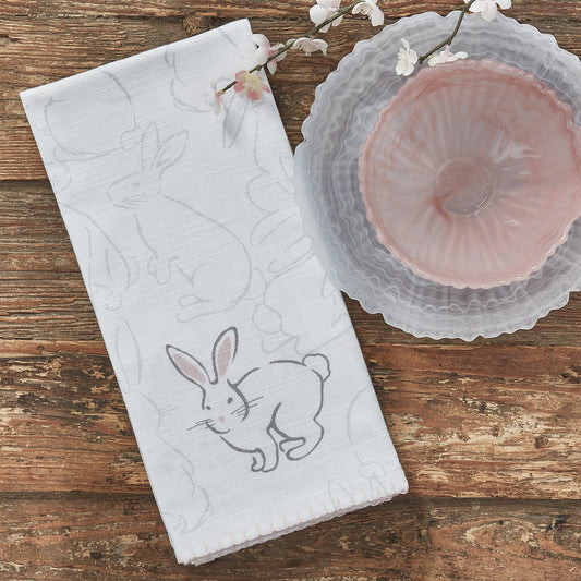Bunnies Dishtowel