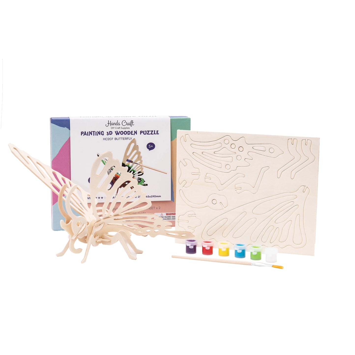 3D Puzzle with Paint Kit