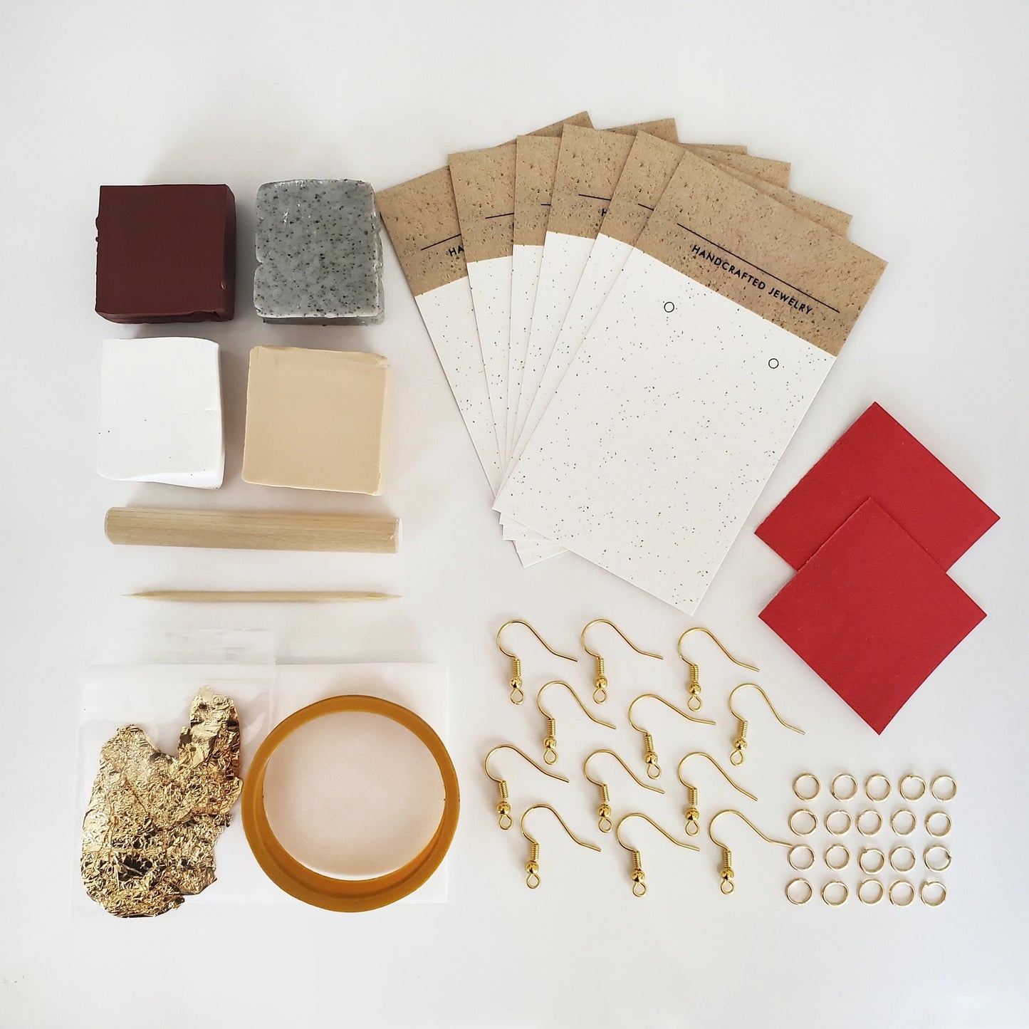 DIY Clay Earring Kit - Neutral - 6 Pack