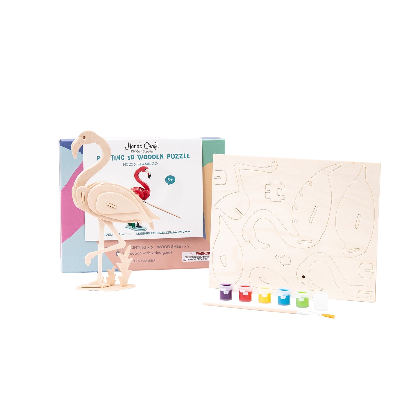3D Puzzle with Paint Kit