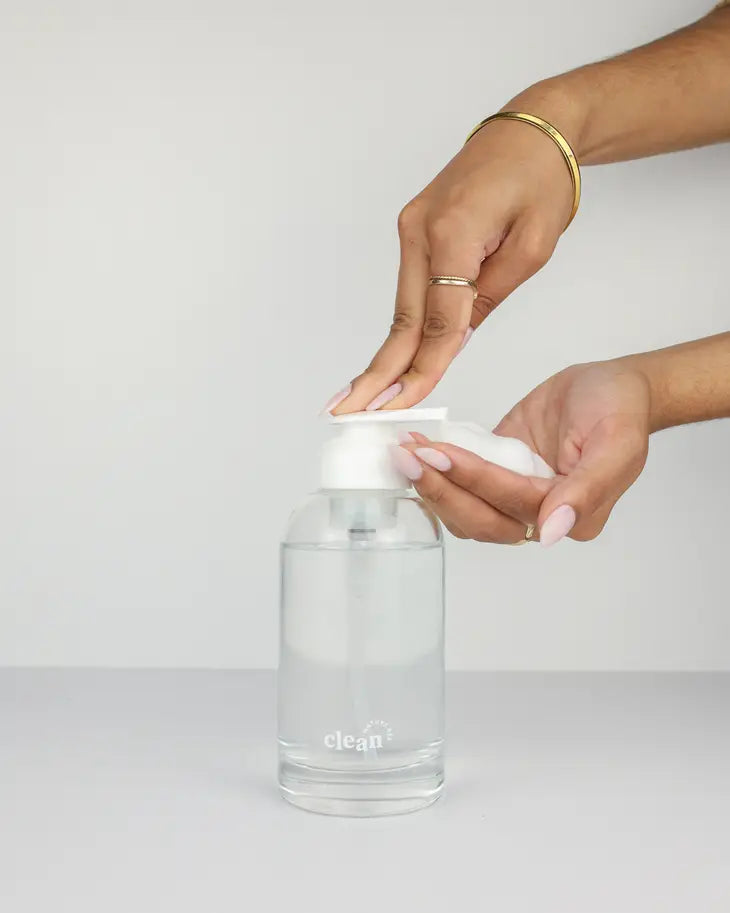Glass Foaming Hand Soap Bottle