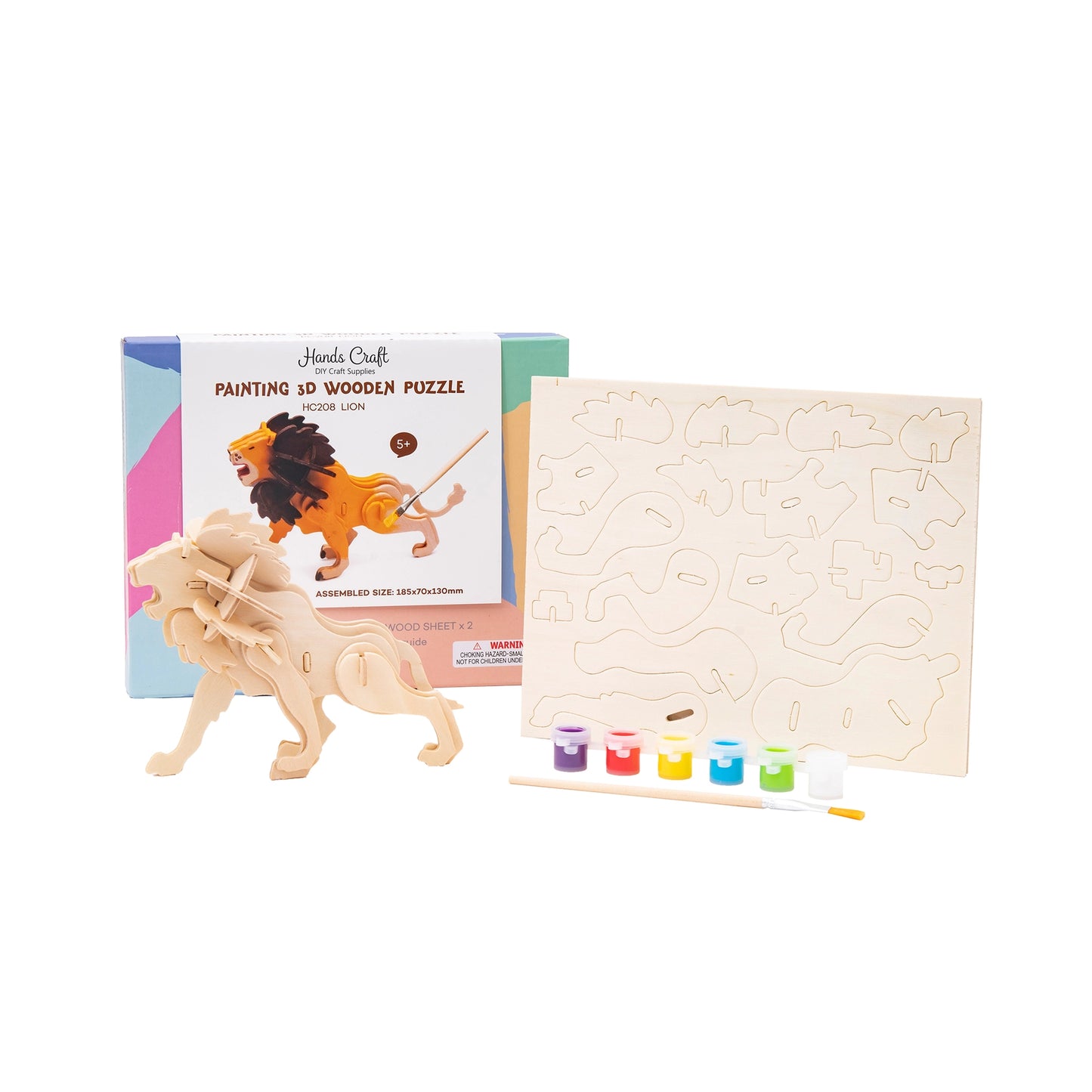 3D Puzzle with Paint Kit