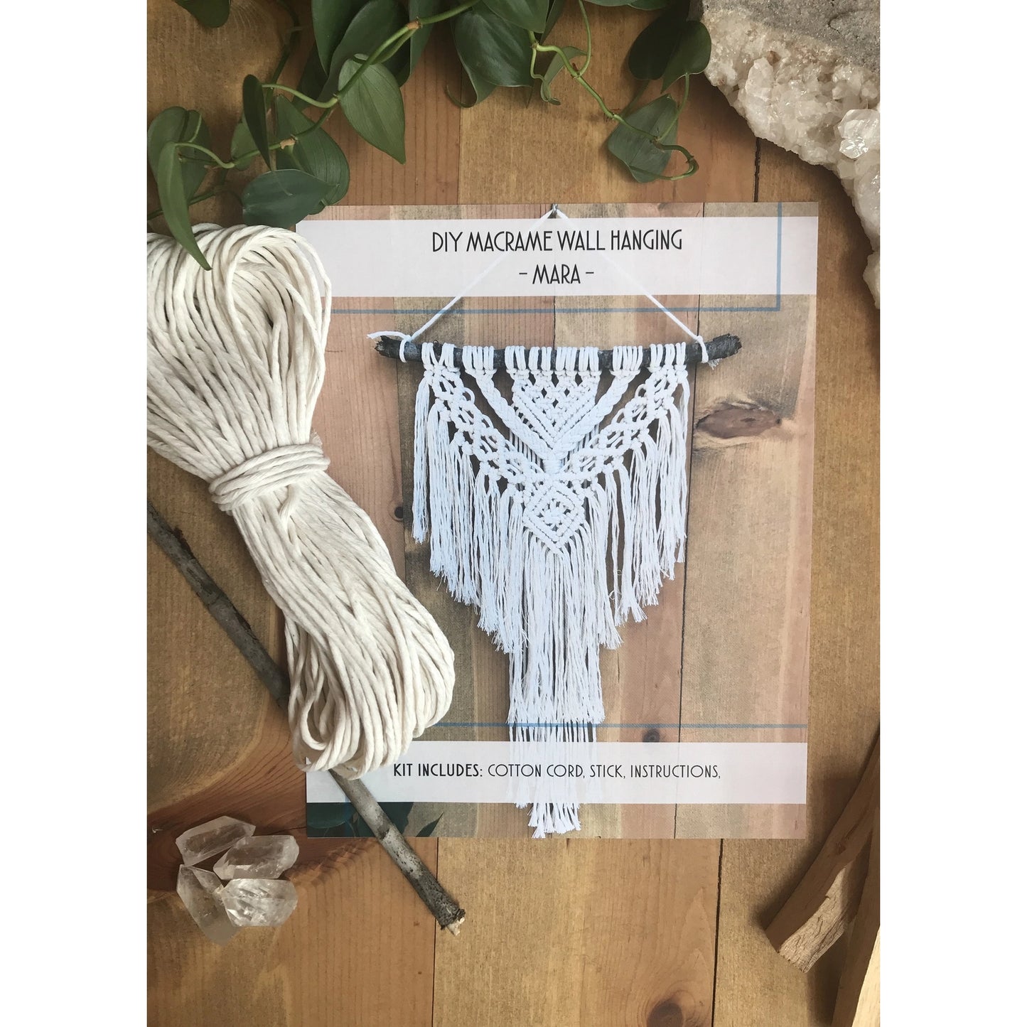 DIY Mara Macrame Wall Hanging Kit