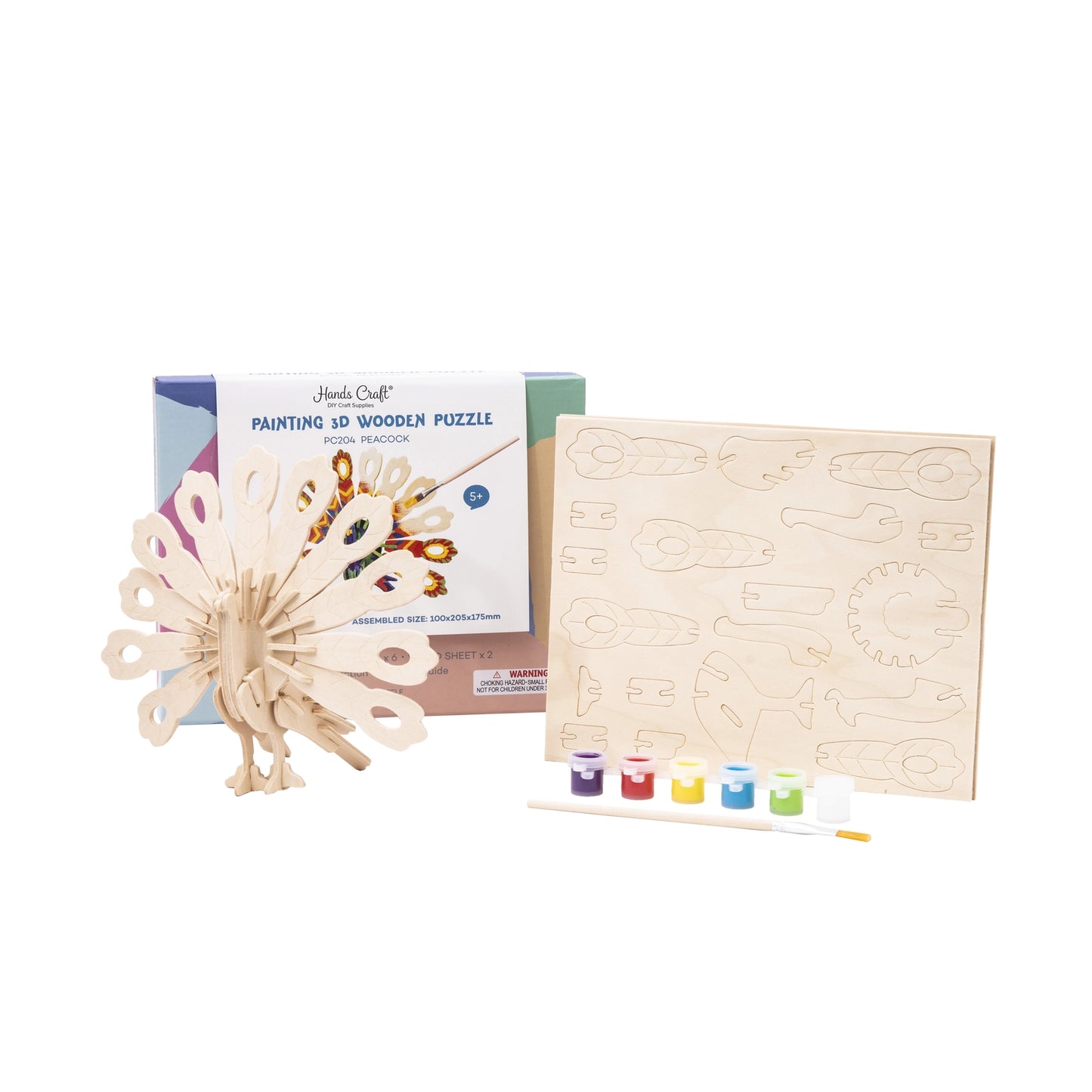 3D Puzzle with Paint Kit