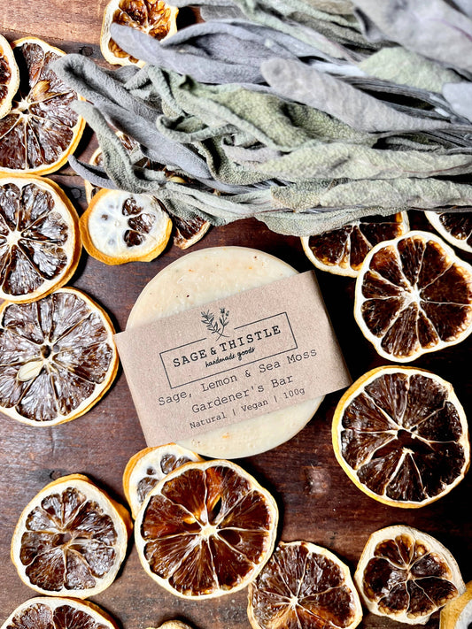Sage, Lemon & Sea Moss Gardener's Bar