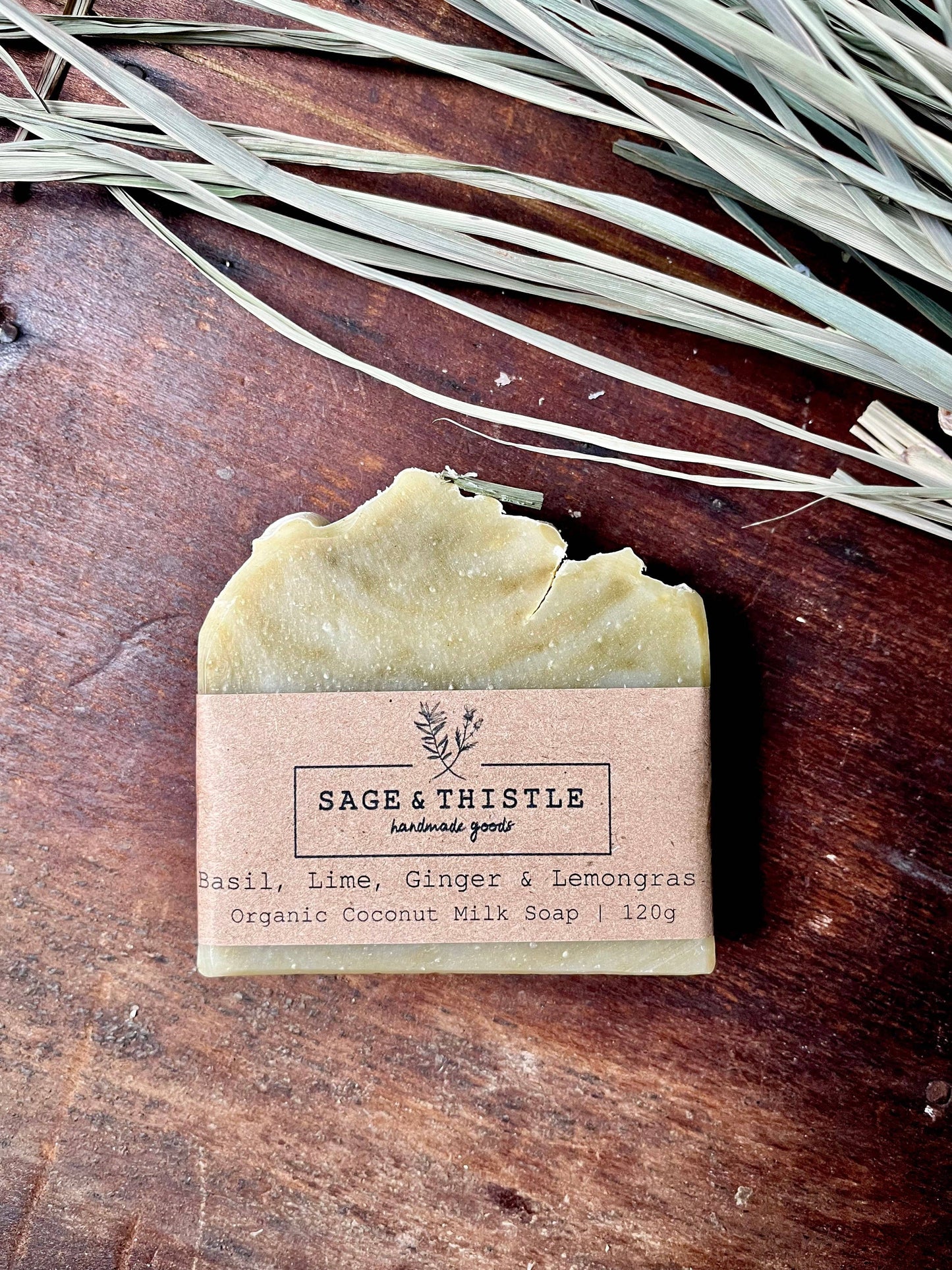 Basil, Lime, Ginger & Lemongrass Organic Coconut Milk Soap