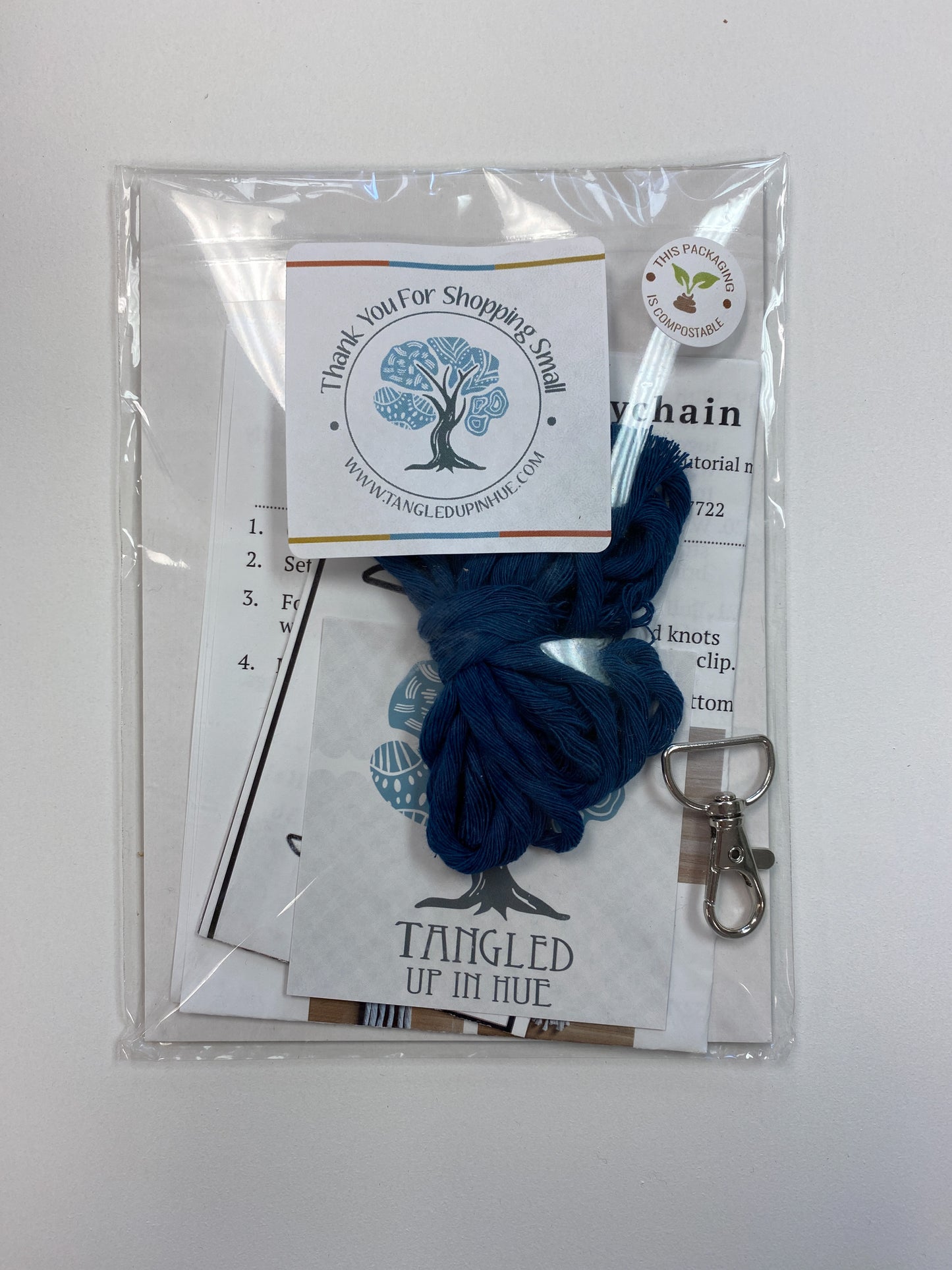 DIY Macrame Keychain Craft Kit