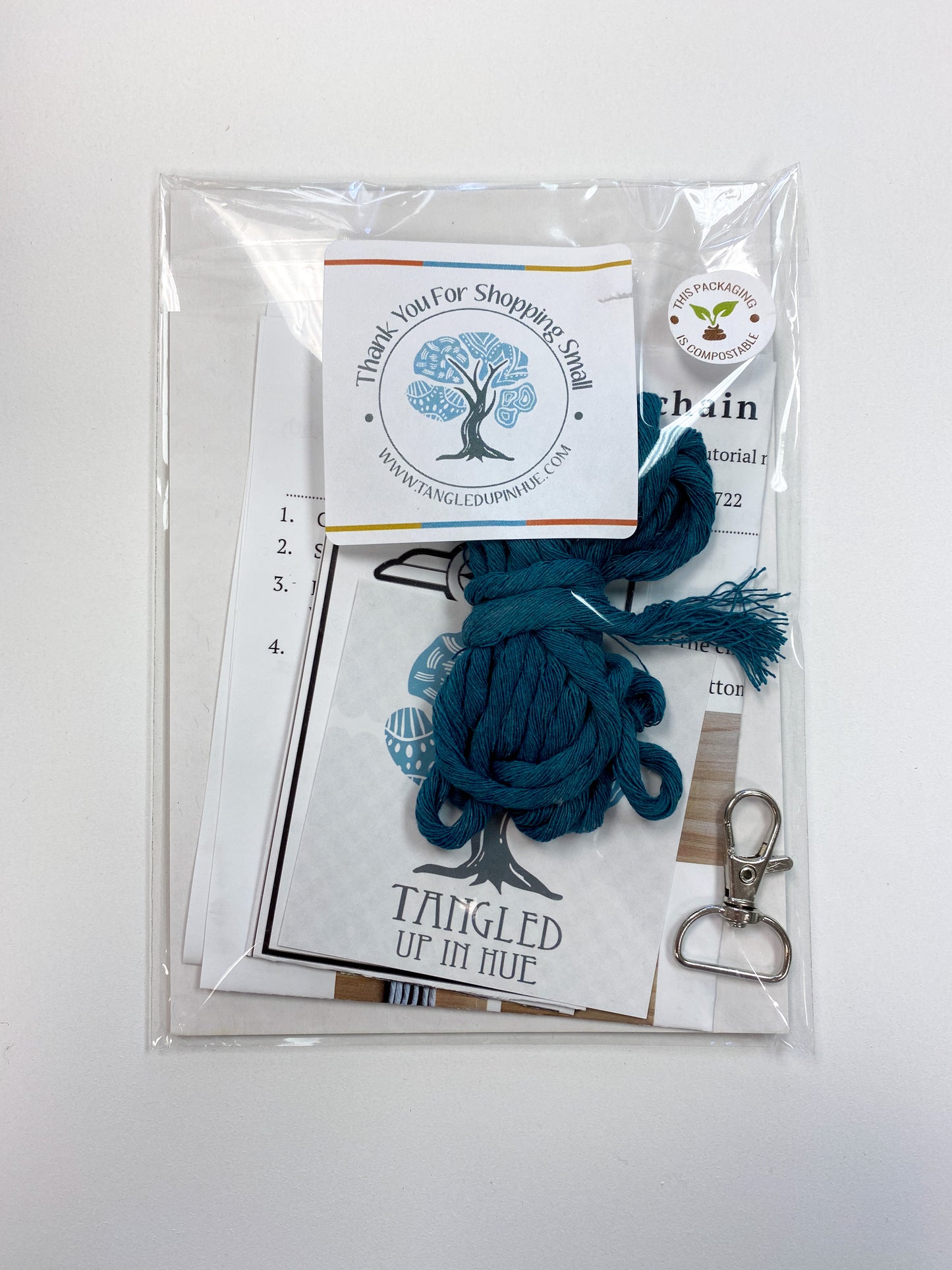 DIY Macrame Keychain Craft Kit