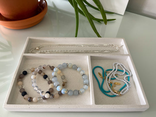 Divided Concrete Tray