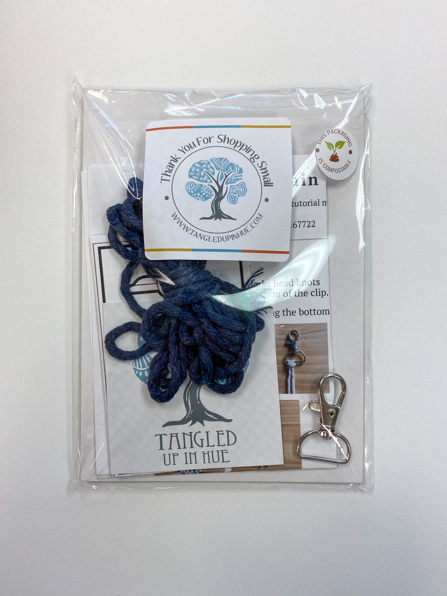 DIY Macrame Keychain Craft Kit