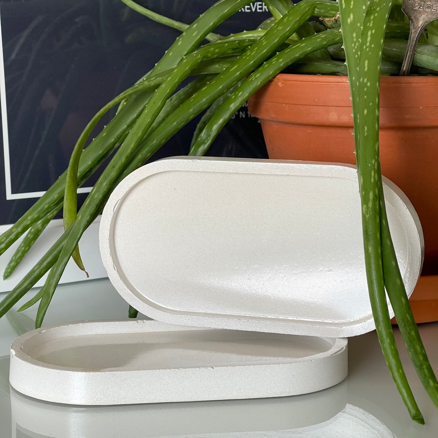 Concrete Trinket Trays