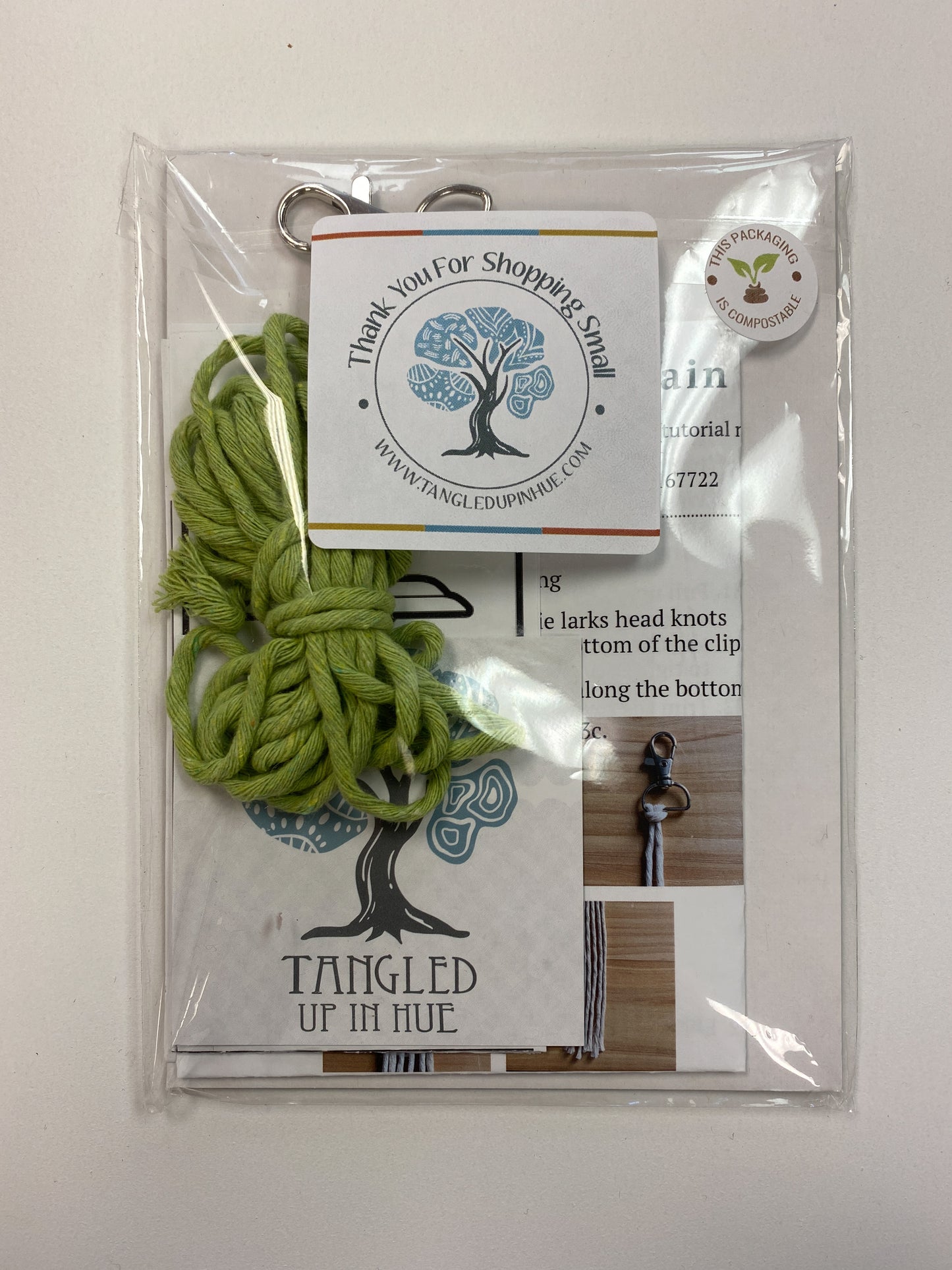DIY Macrame Keychain Craft Kit
