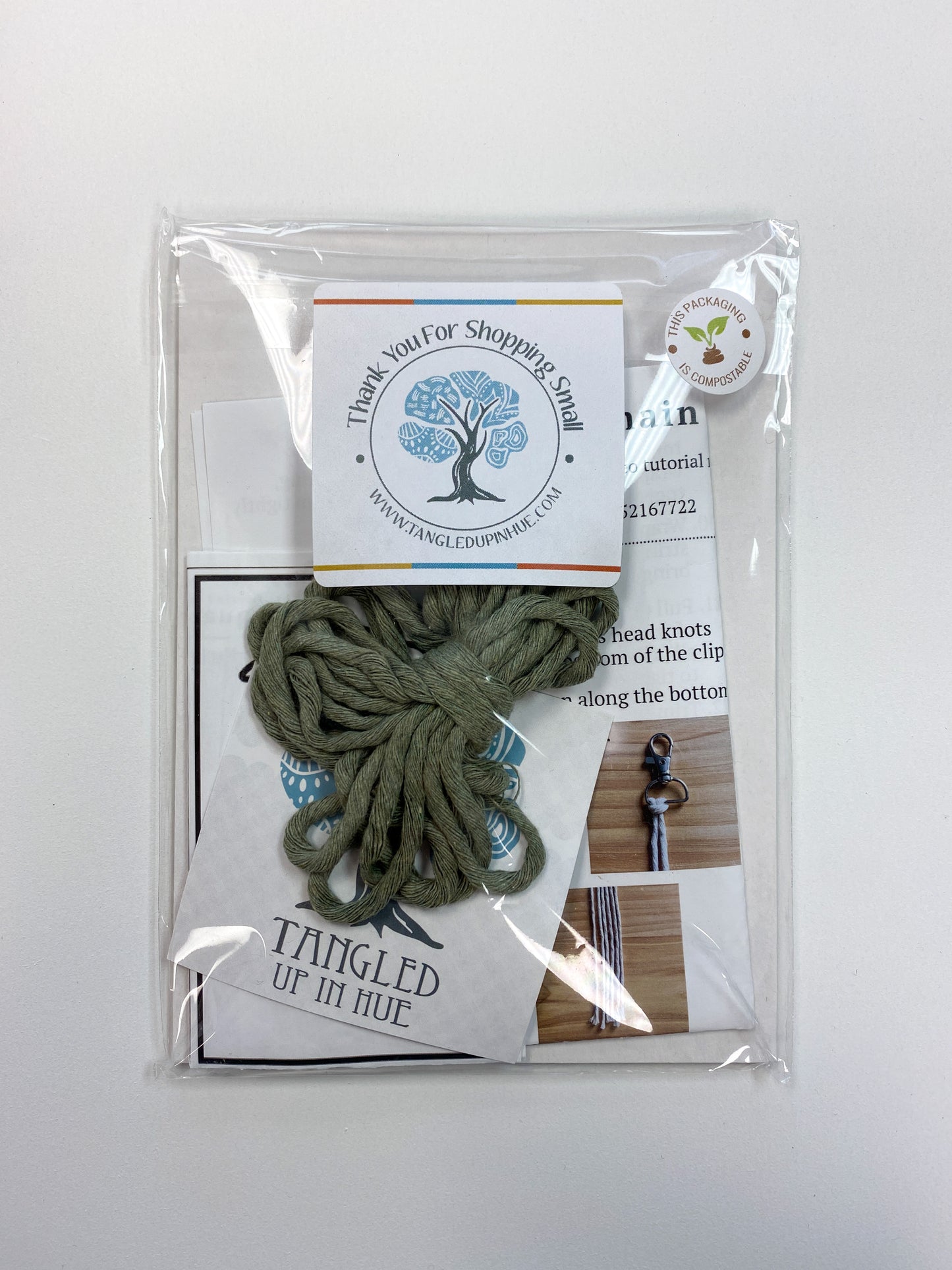 DIY Macrame Keychain Craft Kit