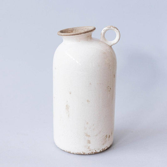 Ceramic Vase with Handle, Large