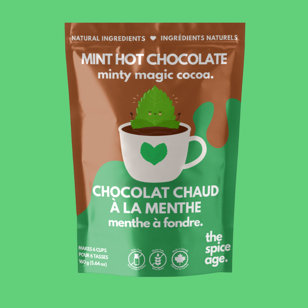 Peppermint Hot Chocolate - Hug in a Mug.