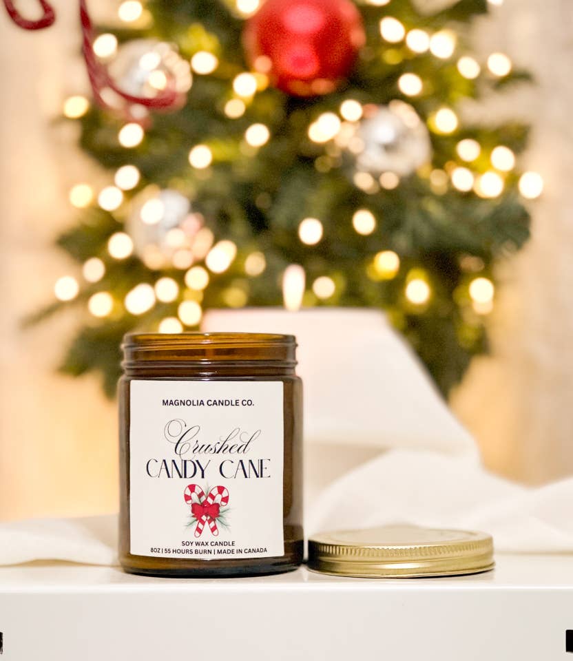 Crushed Candy Cane - Christmas | Holiday Candle 8oz