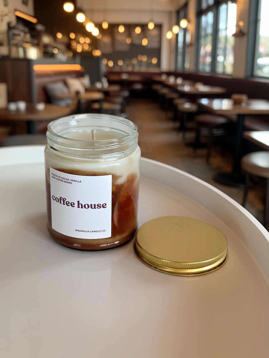 Coffee House Latte Candle