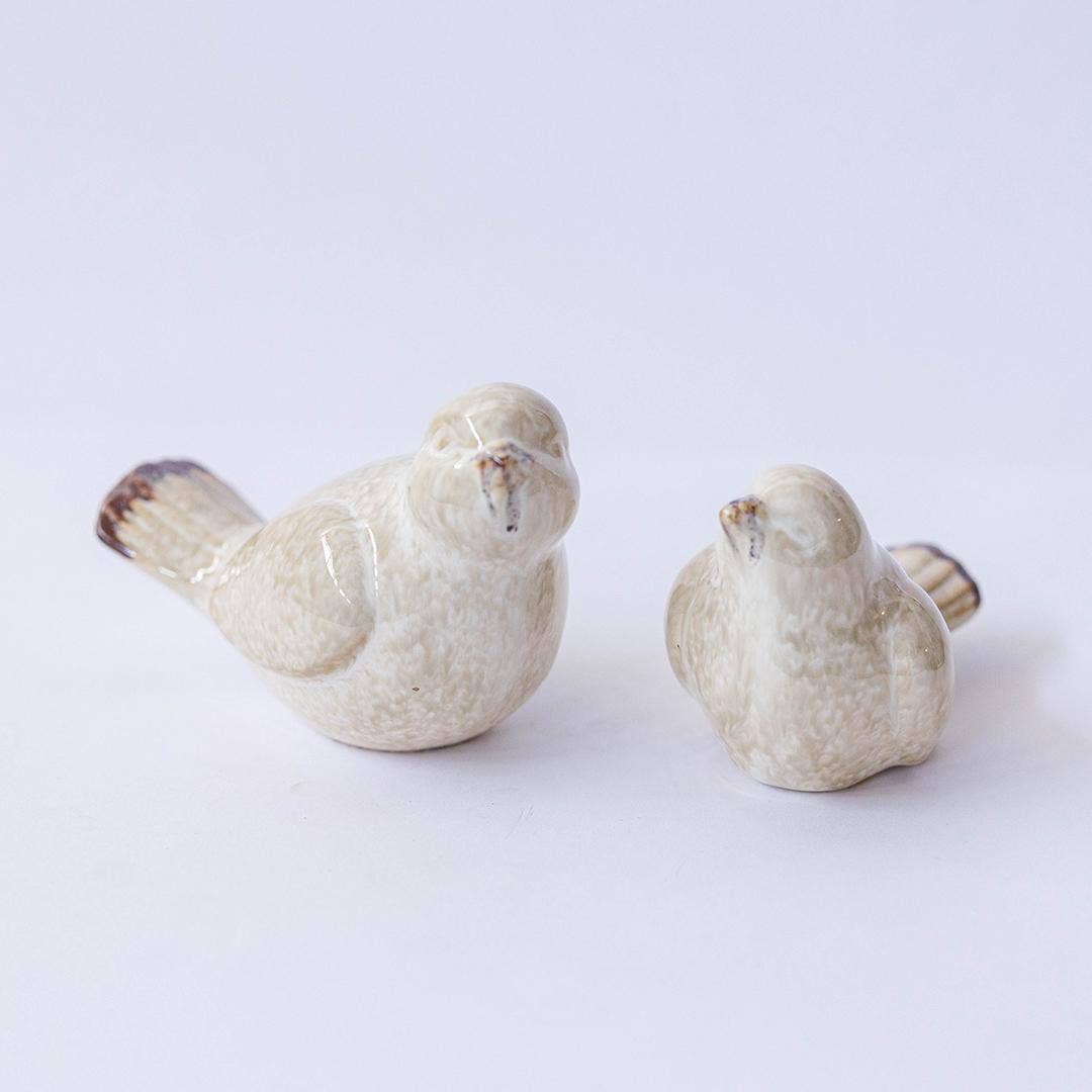 Decorative Ceramic Birds, Set of 2