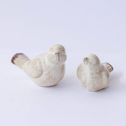 Decorative Ceramic Birds, Set of 2