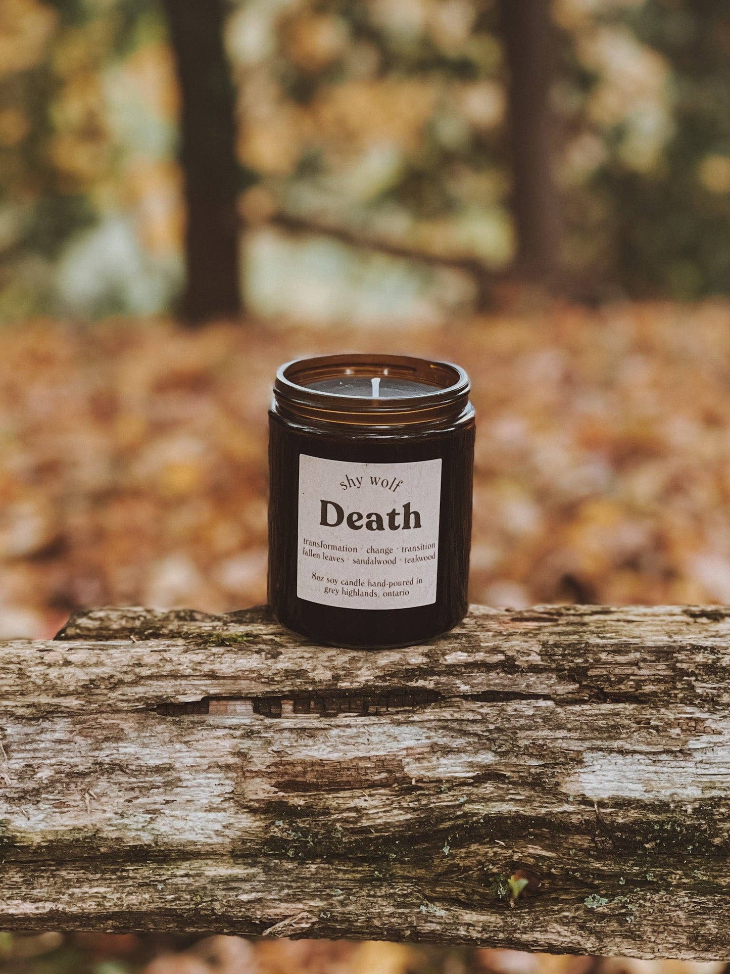 Tarot Card Candle - Death