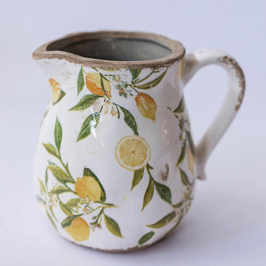 Lemon Ceramic Pitcher