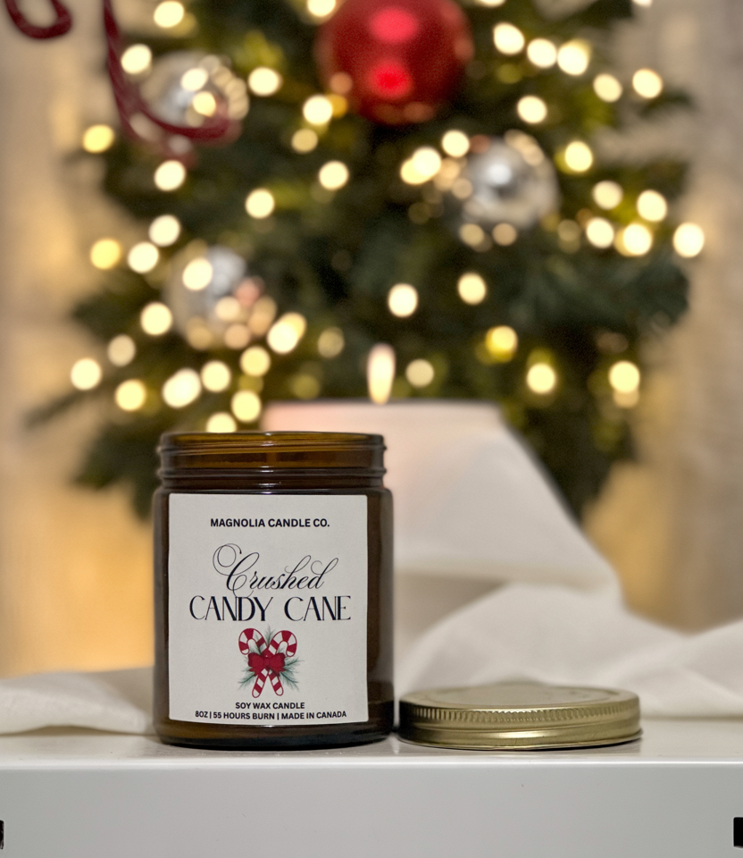 Crushed Candy Cane - Christmas | Holiday Candle 8oz
