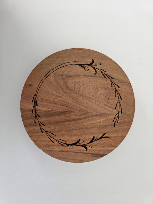 Wooden Round Tray