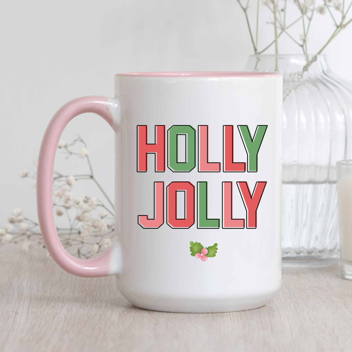 Holly Jolly Boho Mug
