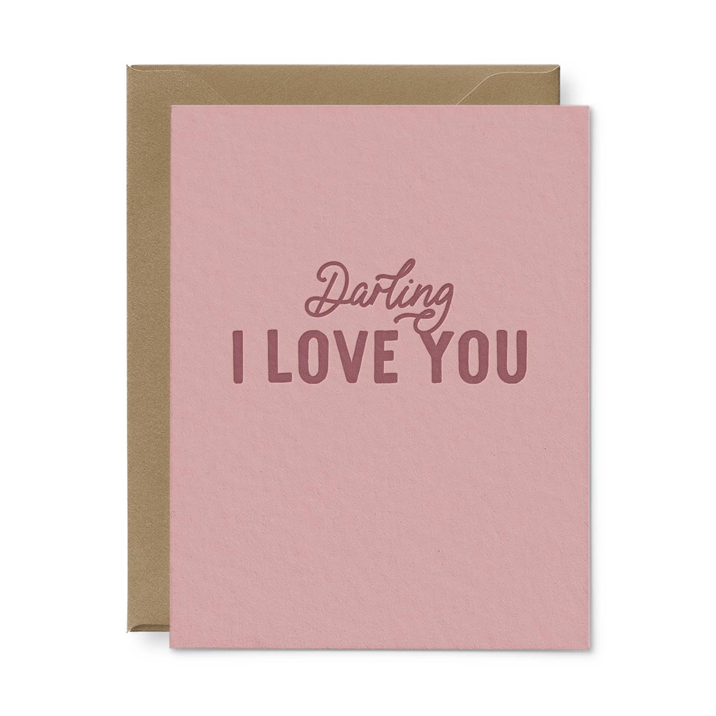 Darling I Love You Card