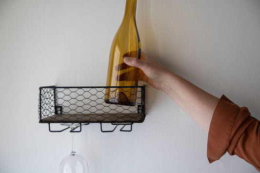 Barric Wine Bottle Shelf