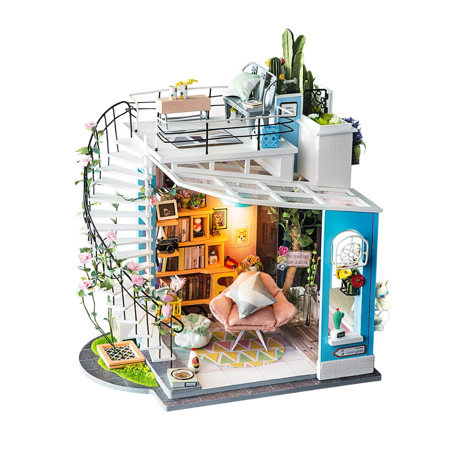 DIY Miniature House Kit: Dora's Loft
